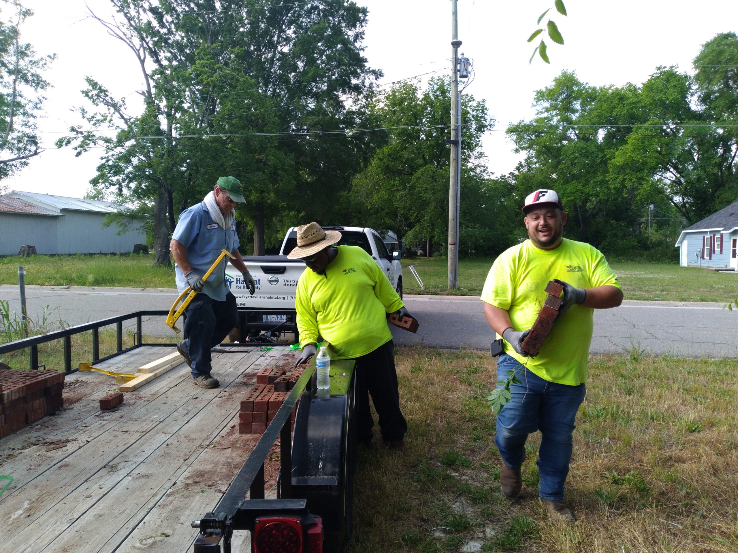 Cardinal Landscaping Community Service at Habitat for Humanity