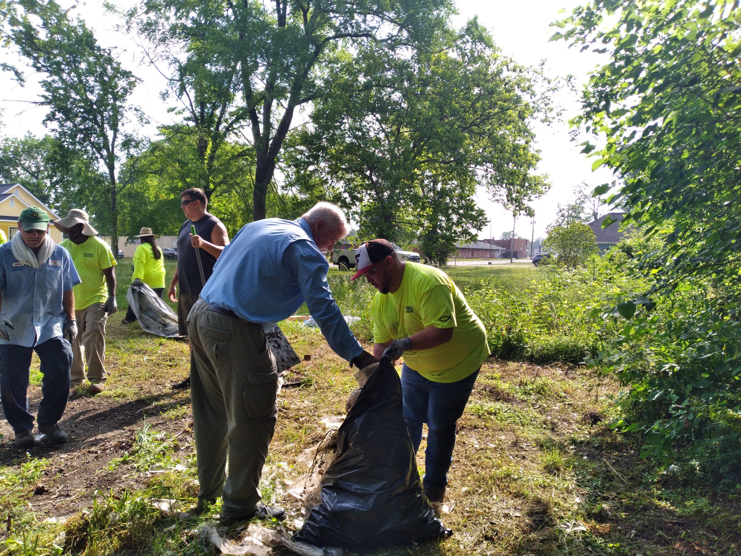 Cardinal Landscaping Community Service at Habitat for Humanity