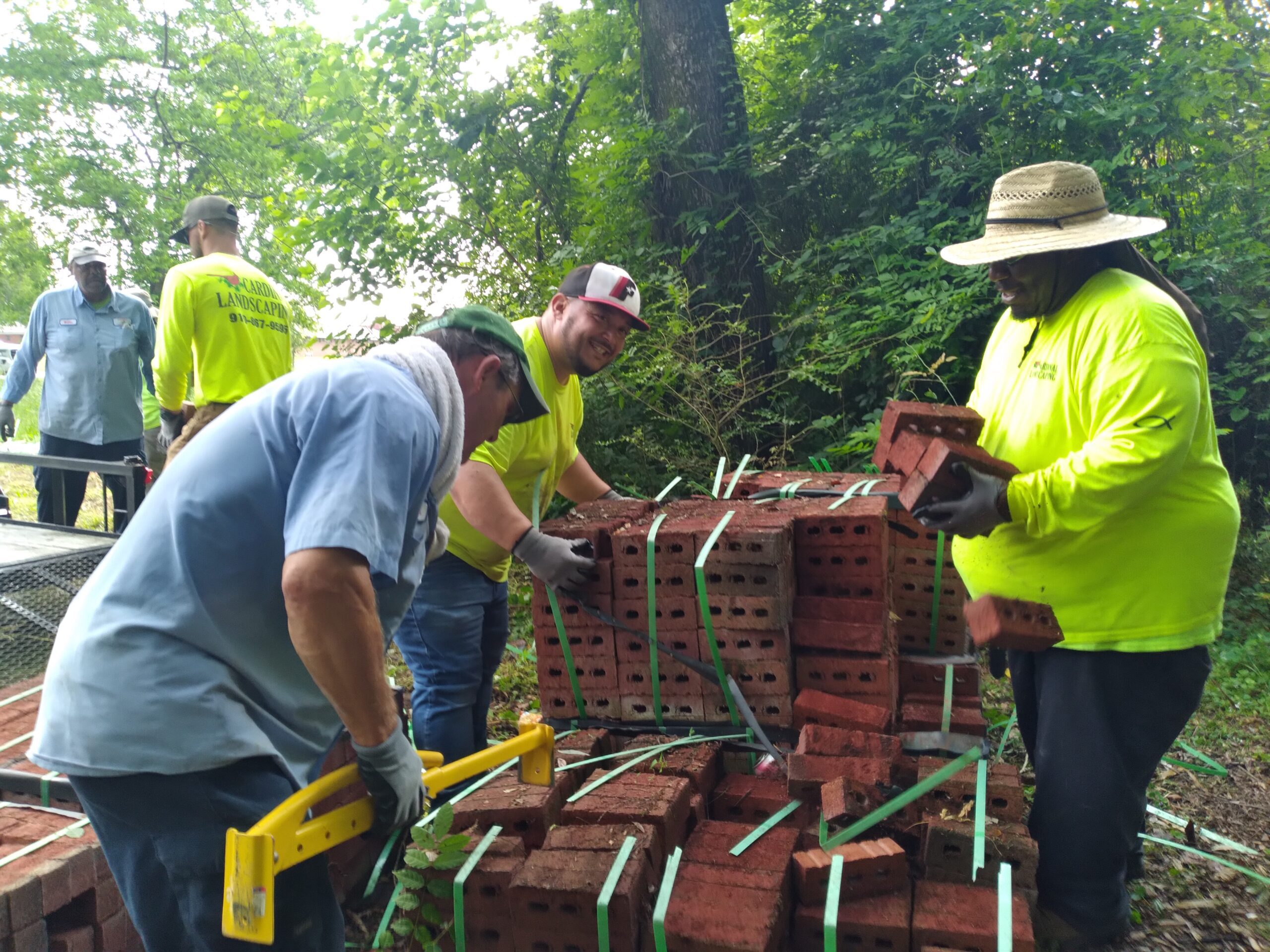 Cardinal Landscaping Community Service at Habitat for Humanity