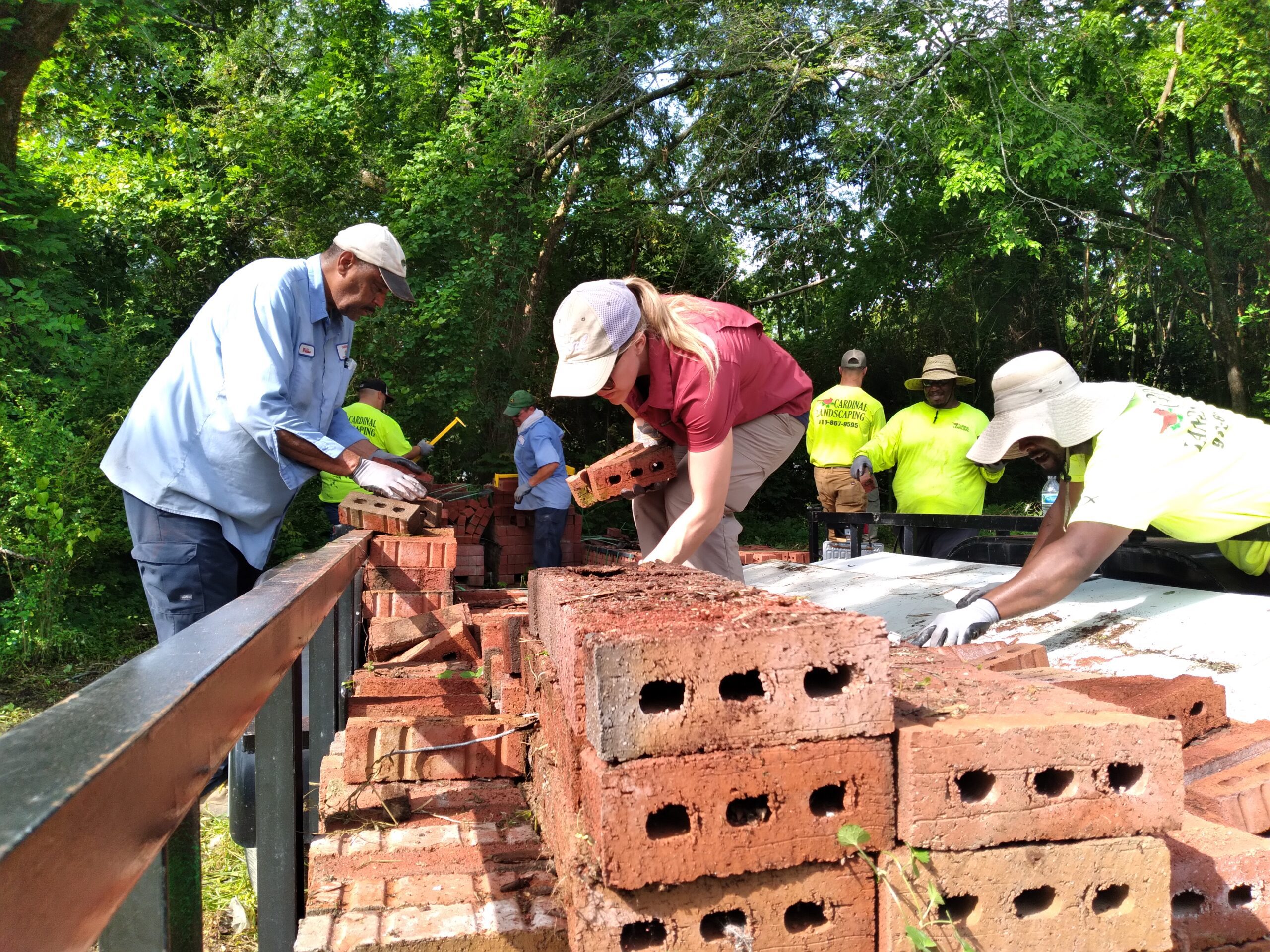 Cardinal Landscaping Community Service at Habitat for Humanity