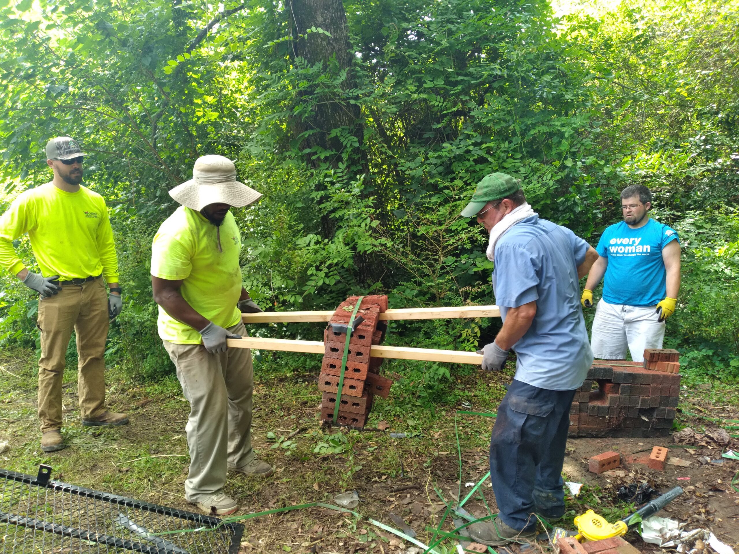 Cardinal Landscaping Community Service at Habitat for Humanity